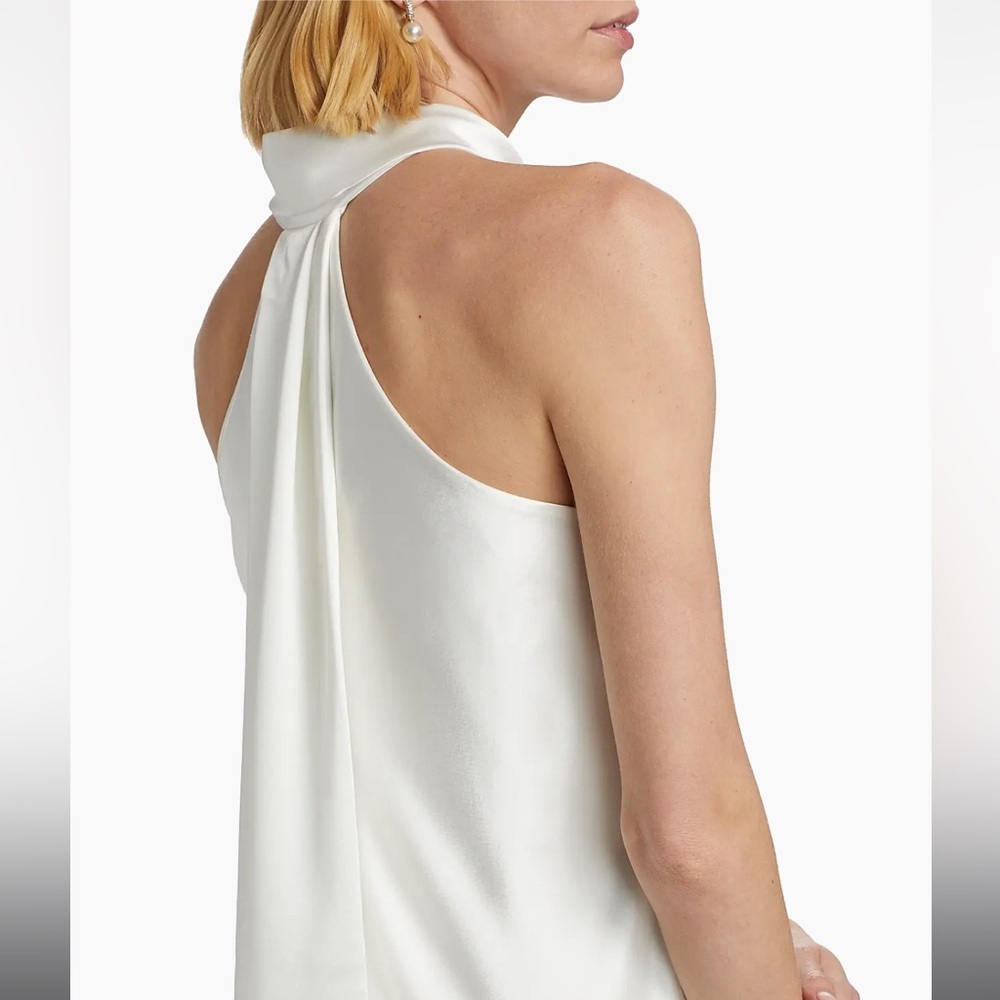 Galvan London - Pandora Satin Midi Dress - Picture 2 of 7
